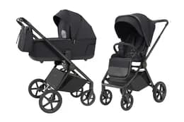 Коляска універсальна CRL-6527 "Ultra" 2in1 Basalt Black CARRELLO