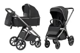 Коляска універсальна CRL-6530/1 "Omega"  2in1 Absolute Black CARRELLO