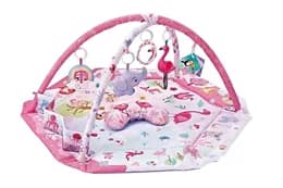 Килимок з брязкальцями BB046 фламінго, в коробці 43x16x34 см