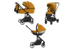 Коляска універсальна CARRELLO Alfa CRL-6508 (3in1) Sunrise Orange