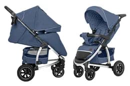 Коляска прогулянкова CRL-5511 "Vista" Denim Blue льон L CARRELLO