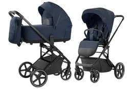 Коляска універсальна CRL-6522 "Alfa" 2in1 Denim Blue CARRELLO