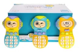 Брязкальце 855-40A "Телефон" на батарейках, в дисплеї 9 шт. YG Toys