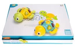 Брязкальце 855-100A "Черепаха" на батарейках, в дисплеї 6 шт. YG Toys