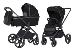 Коляска універсальна CRL-6518 "Ultimo" 2in1 Sable Black CARRELLO