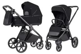 Коляска універсальна CRL-6540/1 "Omega" 2in1 Cosmo Black CARRELLO