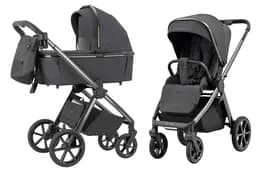 Коляска універсальна CRL-6530/1 "Omega"  2in1 Excellent Grey CARRELLO