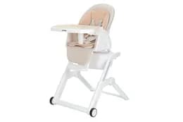 Стілець для годування CRL-10307 "Alto" Almond Beige з гойдалкою CARRELLO