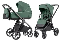 Коляска універсальна CRL-6540/1 "Omega" 2in1 Nova Green CARRELLO