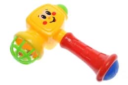 Брязкальце 8105 "Молоток" 2 кольори, в сітці YG Toys