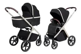 Коляска універсальна CRL-6550 "Vector" 2in1 Pearl Black CARRELLO