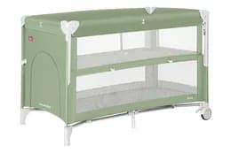 Манеж CRL-18103 "Porta" Mint Green з подвійним дном CARRELLO