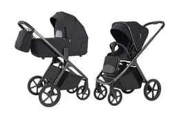 Коляска універсальна CRL-6551 "Vector" 2in1 Shadow Black CARRELLO