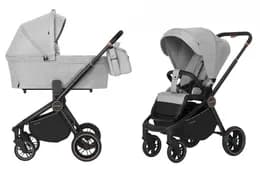 Коляска універсальна CRL-8510/1 "Epica" 2in1 Silver Grey CARRELLO