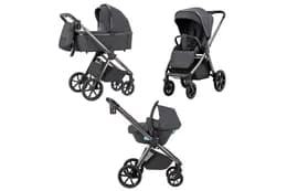 Коляска універсальна CARRELLO Omega CRL-6535/1 (3in1) Excellent Grey