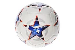 М'яч футбольний 6189-88 "UCL" білий з синіми зірками 5"