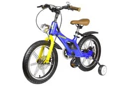 Дитячий велосипед Crussier ICONIC blue 18 дюймів, двоколісний Maraton