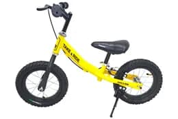 Велобіг Take&Ride RB-40 Pro з тормозами і лапкою жовто-чорний