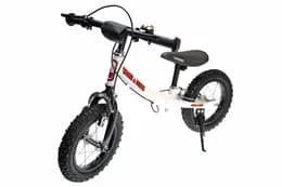 Велобіг Take&Ride RB-40 Pro з тормозами і лапкою біло-чорний