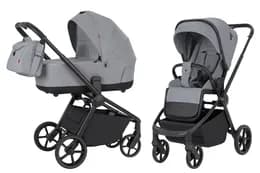 Коляска універсальна CRL-8510 "Epica" Silver Grey 2в1 CARRELLO