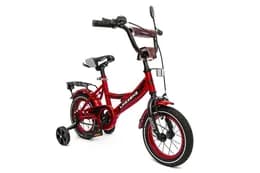 Велосипед дитячий 2-х колісний 12'' 211203 Like2bike Sky, бордовий, рама сталь, з дзвінком, ручні гальма, збірка 75%