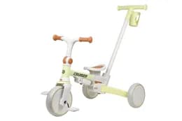 Триколісний біговел 3 в 1 Maraton Tri-cycle Cruiser Milano 001 cream з батьківською ручкою