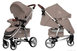 Коляска прогулянкова CARRELLO Vista Stone Beige в льоні CRL-8505
