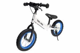 Велобіг Take&Ride RB-50 Pro з тормозами і лапкою біло-синій