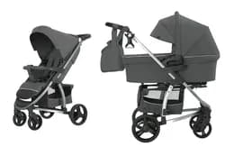Коляска універсальна CARRELLO Vista CRL-6501/1 (2in1) Steel Grey