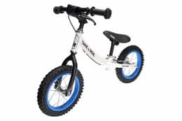 Велобіг Take&Ride RB-40 Lux з тормозами біло-синій