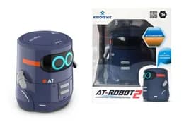 Розумний робот з сенсорним керуванням та навчальними картками - AT-ROBOT 2 (фіолетовий) AT002-02-UKR