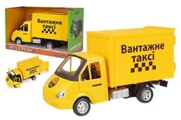 Машина металева 7660-2 Автопром, на батарейках: світло та звук, відкриваються двері, в коробці 23,5*11*14 см