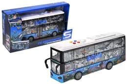 Автобус інерційний JS123-C озвучений, зі світлом, в коробці р.33x9,5x16,5 см YG Toys