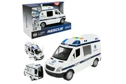 Машина на батарейки WY590F "Поліція" світло, звук, у коробці 27x11,5x16,5 см
