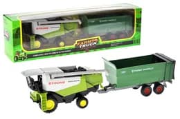 Комбайн 955-196 з причіпом, в коробці р.40,8x9,3x11,8 см YG Toys