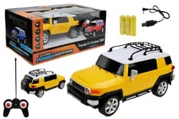 Машина р/к PM2407 "POWERMOTORS",1:24 TOYOTA FJ CRUISER, жовтий колір, акум.,світло у кор.26.5x14x10.5см