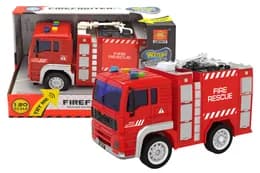 Пожежна машина інерційна, озвучена, зі світлом в коробці WY550A р.21*15,5*12см