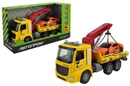 Машина AP9933 "Евакуатор" на батарейках, світло, звук, у короб.33.5x19x11.5 см АВТОПРОМ