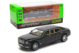 Машина металева 7694 "Автопром" 1:24 Bentley на батарейках: світло, звук, відкриваються двері, в коробці 28,5*14,5*11,5 см