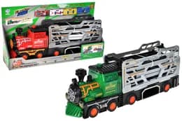 Потяг інерційний 8907 з набором машинок, в коробці р.47,5x12x25,5 см YG Toys