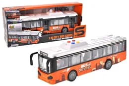 Автобус інерційний, озвучений, зі світлом, в коробці JS120A р.33*9,5*13,5см