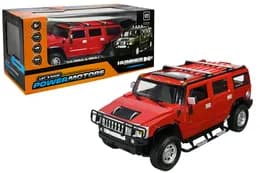 Машина на радіокеруванні PM1401RED, 1:14 HUMMER H2,червоний колір, на акумулятор, у коробці 49x23x23 см. POWERMOTORS