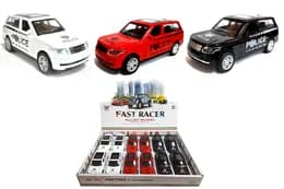 Машина "Range Rover Police" металева, інерційна, в блоці 12шт K137A2 р.11,5*5*4см