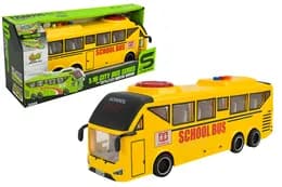 Автобус JS162D 1:16, на батарейки, свiтло, звук, у коробці 29x13x8 см
