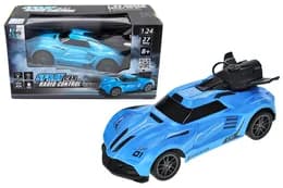 Автомобіль SL-354RHBL Spray Car Sport на радіокеруванні 1:24,блакитний,з світлом,вихлопною парою