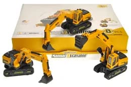 Екскаватор 7724 інерційний, музика, світло, 8 шт. в коробці р.41,6*9,4*32,2 см
