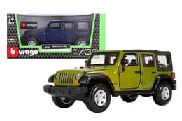 Машина 18-43012 "Jeep Wrangler Unlimited Rubicon" 1:32 Bburago