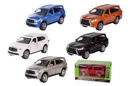 Машина металева 3661 "АВТОПРОМ",1:32-36,2 вида по 3 кольори, на батарейках, світло,відкриваються двері, в коробці 15*6,7*7см