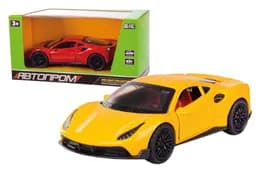 Машина метал 3689 "АВТОПРОМ",1:36,2 кольори,відкр.двері,багажник,в кор.15,2*6,2*7,6см