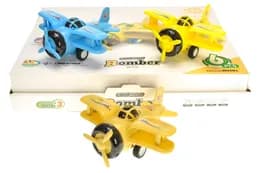Літачок інерційний, озвучений, зі світлом, в блоці 6шт 7706 р.37,9*29,3*6,6см